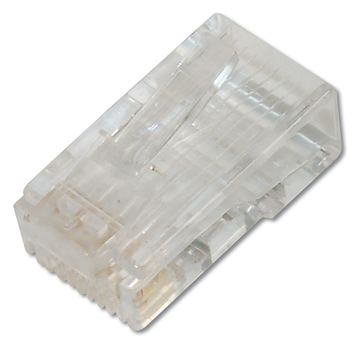 DIGITUS Netzwerkanschluss - RJ-45 (M) - UTP - CAT 6 - modular (Packung mit 100) von LumaTech
