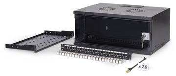 DIGITUS Netzwerk-Set SOHO Pro, 483 mm (19) - 4HE, 540 x 400 mm (B x T) von LumaTech