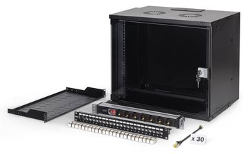 DIGITUS Netzwerk-Set SOHO Pro, 483 mm (19) - 9HE, 540 x 400 mm (B x T) von LumaTech