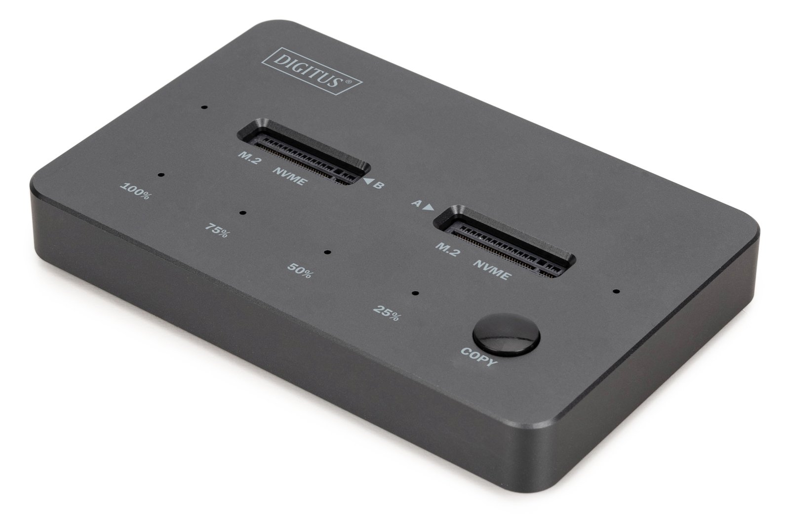 DIGITUS NVMe Klonstation USB3.1 Gen2 Typ-C NVMe M.2 SSD Gehäuse