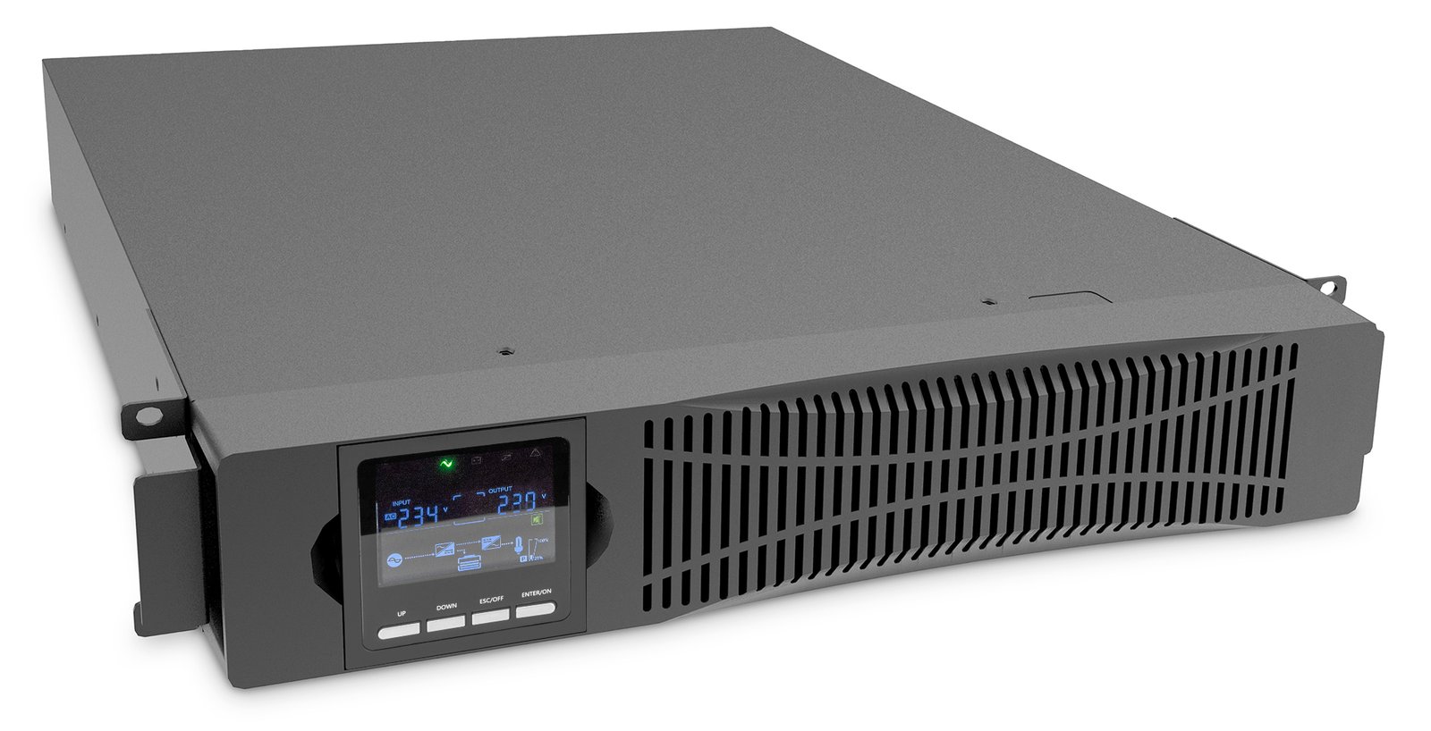 DIGITUS OnLine UPS Module 2000VA/2000W 12V/9Ah x4 battery 8x IEC C13 - Online USV