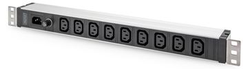 DIGITUS Stromverteilungseinheit (Rack - einbaufähig) - Wechselstrom 230 V - 2300 VA - 1-phasig von LumaTech
