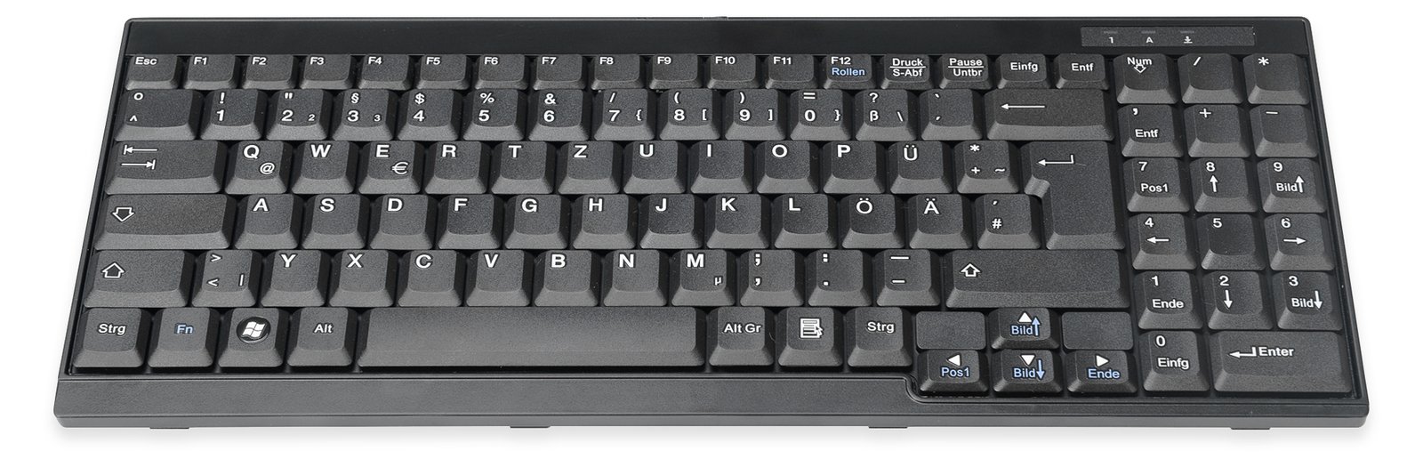 DIGITUS Tastatur passend für DIGITUS TFT-Konsolen - TL: Deutsch, QWERTZ