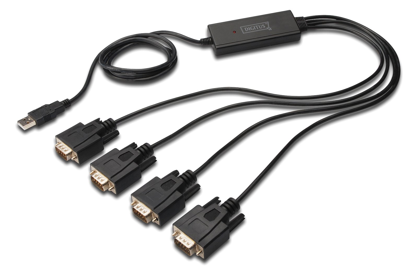 DIGITUS USB 2.0 zu 4xRS232 Kabel