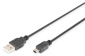 DIGITUS USB 2.0-Anschlusskabel, Typ A auf Mini B von LumaTech
