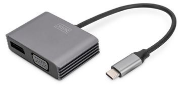 DIGITUS USB Type-C 4K 2in1 DisplayPort + VGA Grafik-Adapter von LumaTech