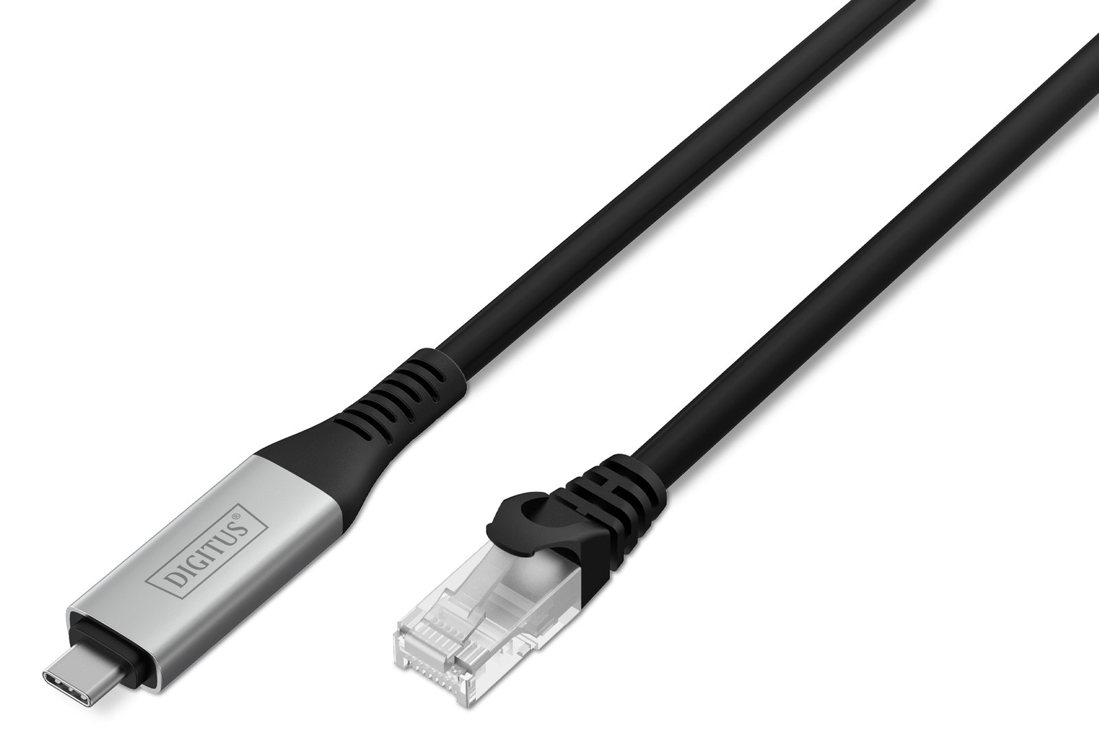 DIGITUS USB-C 3.2 Gen1 - RJ45 Ethernet Kabel, 1Gbit/s, 15m
