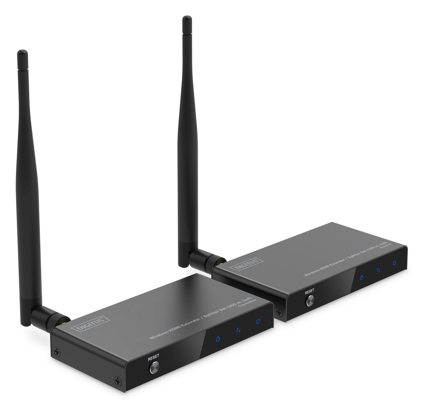DIGITUS Wireless HDMI Extender / Splitter Set (100 m, 1x4)