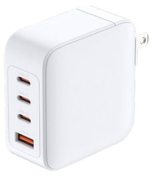 D-Link DCP-101 - Netzteil - GaN - 100 Watt - 5 A - PD 3.0, QC 4.0 - 4 Ausgabeanschlussstellen (3 x USB-C, USB Typ A) von LumaTech