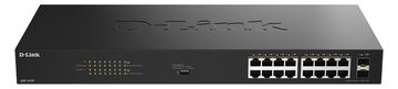 D-Link DGS 1018P - Switch - unmanaged - 16 x 10/100/1000 (PoE) von LumaTech