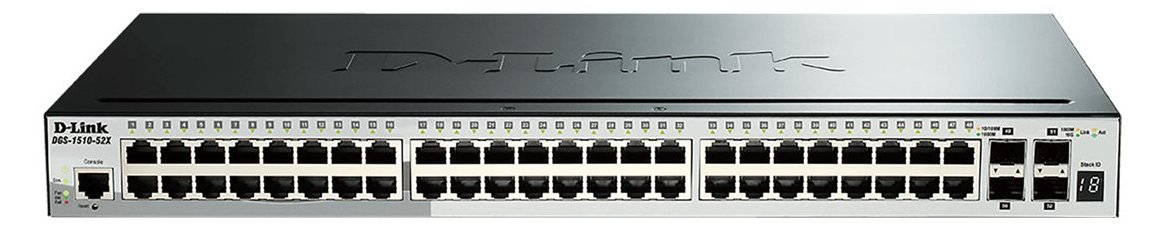 D-Link DGS 1510-52X - Switch - L3 - Smart - 48 x 10/100/1000 + 4 x 10 Gigabit SFP+
