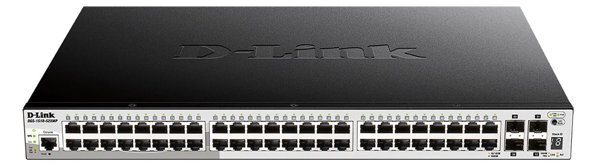 D-Link DGS 1510-52XMP - Switch - L3 - Smart - 48 x 10/100/1000 (PoE+)
