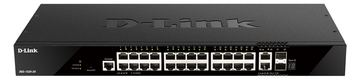 D-Link DGS 1520-28 - Switch - L3 - Smart - 24 x 10/100/1000 + 2 x Gigabit SFP + 2 x 10 Gigabit SFP+ von LumaTech