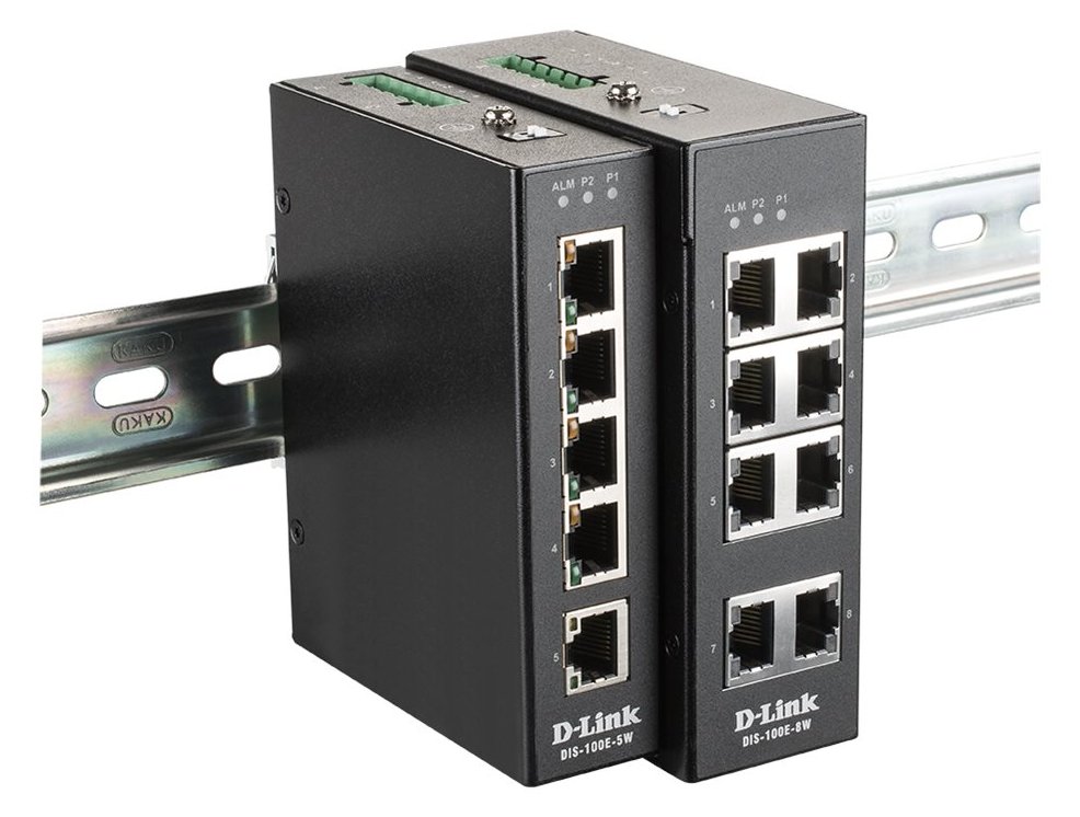 D-Link DIS 100E-5W - Switch - unmanaged - 5 x 10/100