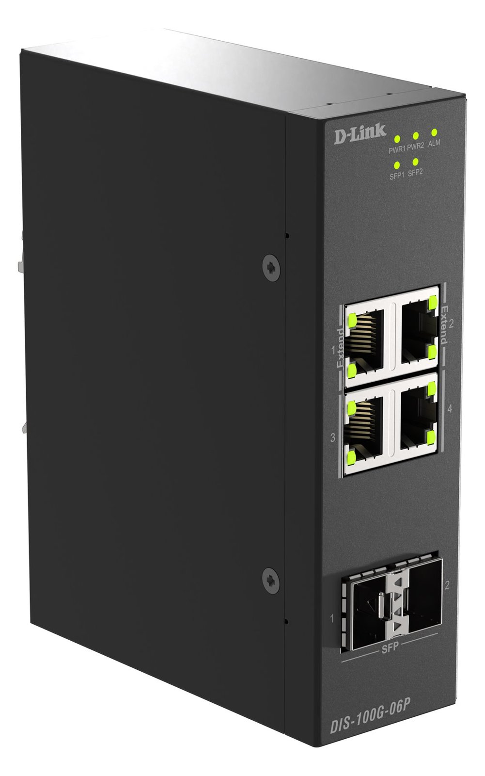 D-Link DIS 100G-06 - Switch - industriell - unmanaged