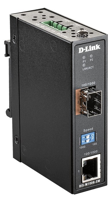D-Link DIS M100G - Medienkonverter - 1GbE - 1000Base-T - RJ-45 / SFP (mini-GBIC)