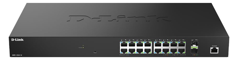 D-Link DMS 1250-18 - Switch - L2+ - Smart - 18 x 10/100/1000/2.5G + 2 x 10 Gigabit SFP+