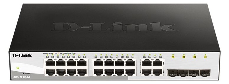 D-Link Switch DGS-1210-20 20 Port - Switch - Glasfaser (LWL)