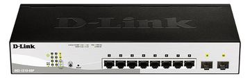 D-Link Web Smart DGS-1210-08P - Switch - managed - 8 x 10/100/1000 PoE+ 2 Gigabit SFP - Switch - 1 Gbps von LumaTech