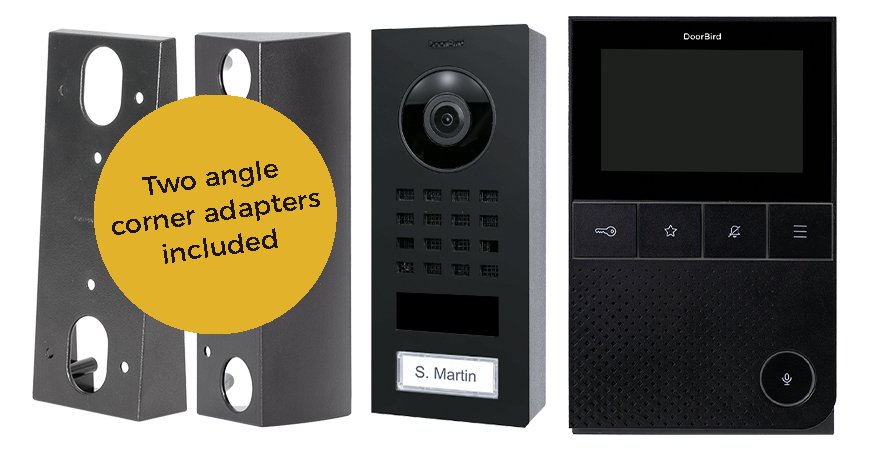 Doorbird D11 BusinesSet Edelstahl V2A Aufputz inkl. Innenstat.