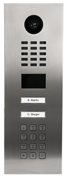 Doorbird D2102KV - Edelstahl - IP65 - Edelstahl - Edelstahl - 10,100 Mbit/s - IEEE 802.3af