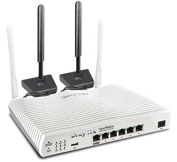 Draytek Vigor 2866L - Wi-Fi 5 (802.11ac) - Dual-Band (2,4 GHz/5 GHz) - Eingebauter Ethernet-Anschluss - 4G - Weiß von LumaTech