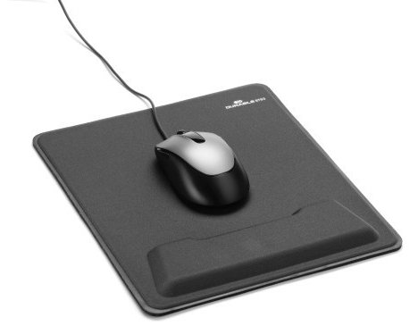 Durable 570358 - Holzkohle - Monochromatisch - Handgelenkauflage - Anti-Rutsch-Basis