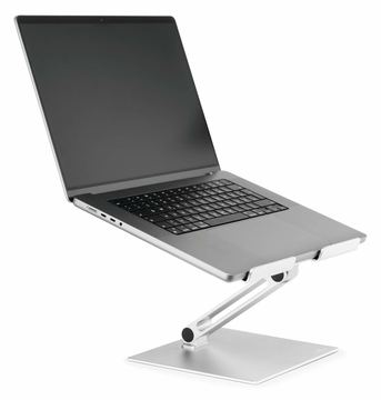Durable RISE - Aufstellung - faltbar - für Notebook / Tablet - Aluminium - Silber (10-17) von LumaTech