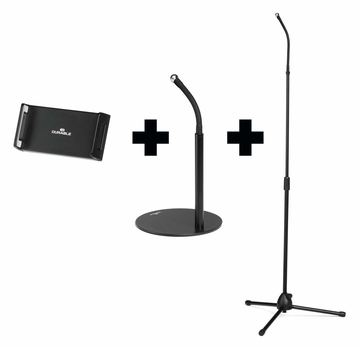 Durable TWIST COMBI - Handy/Smartphone - Tablet/UMPC - Aktive Halterung - Tisch/Bank - Drinnen - Draußen - Schwarz von LumaTech