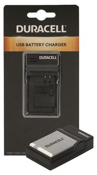 Duracell DRC5901 - USB - Indoor Batterieladegerät - Canon NB-6L - Schwarz - 5 V - 5 V von LumaTech