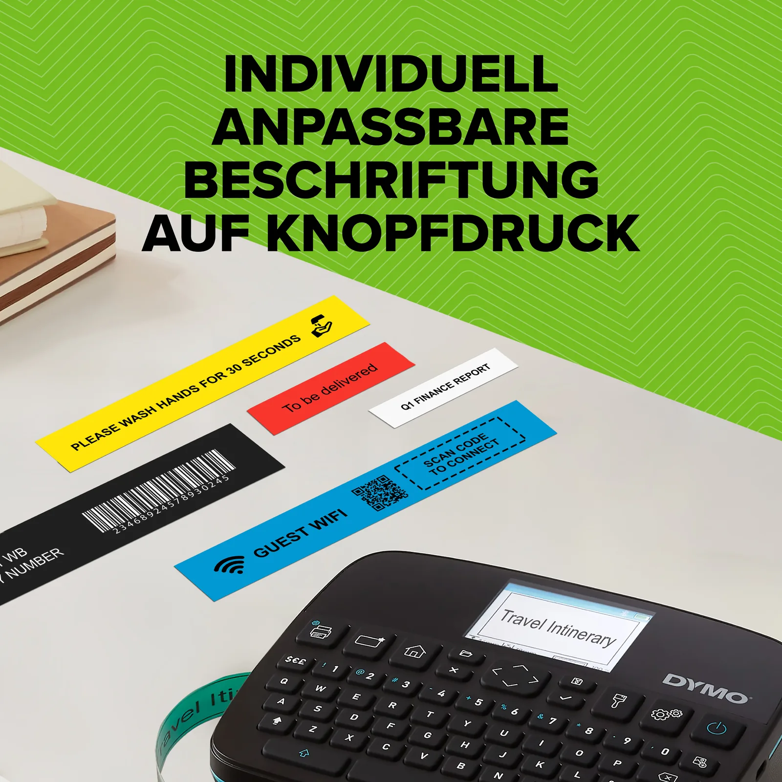 Dymo LabelManager 640 CB Etiketten-Drucker Geeignet für Schriftband: D1 6 mm, 9 mm, 12 mm, 19 mm, 24 mm - Drucker, Ansicht 4