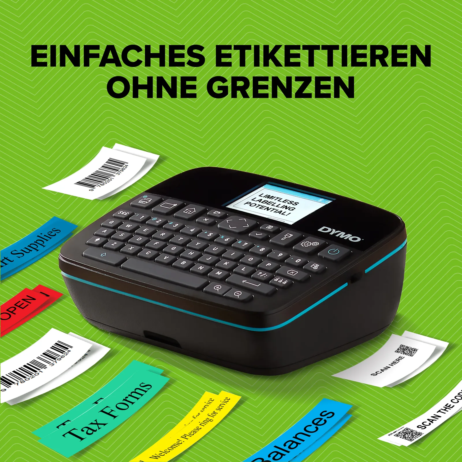 Dymo LabelManager 640 CB Etiketten-Drucker Geeignet für Schriftband: D1 6 mm, 9 mm, 12 mm, 19 mm, 24 mm - Drucker, Ansicht 5