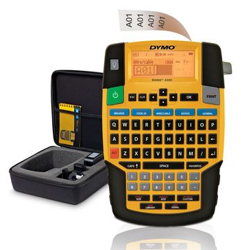 Dymo Rhino 4200 Kit - Beschriftungsgerät - s/w - Thermotransfer - Rolle (1,9 cm) - LED von LumaTech
