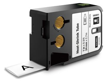 Dymo XTL - Permanenter Klebstoff - Schwarz auf Weiß - Rolle (2,4 cm x 2,7 m) von LumaTech