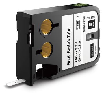 Dymo XTL - Schwarz auf Weiß - Rolle (0,6 cm x 2,9 m) 1 Rolle(n) Rohr von LumaTech