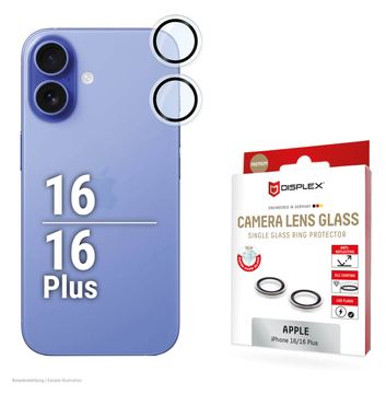 E.V.I. DISPLEX CamGlass Single iPhone 16/16 Plus von LumaTech