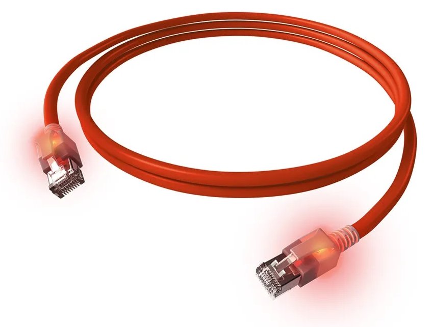 EasyLan S/FTP Kabel Kat.6a 10m rot - Kabel - Netzwerk