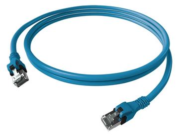 EasyLan saCon DualBoot Patchkabel S/FTP blau 10.00m Kat.6A - FTP - SFTP von LumaTech