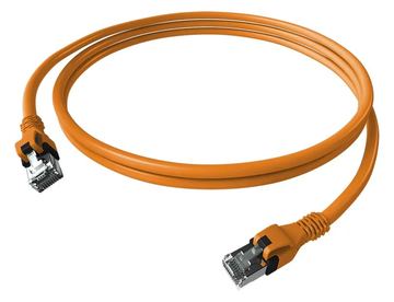 EasyLan saCon DualBoot Patchkabel S/FTP orange 10.00m Kat.6A - FTP - SFTP von LumaTech
