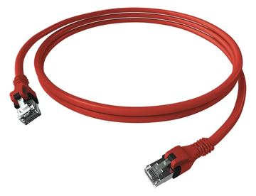 EasyLan saCon DualBoot Patchkabel S/FTP rot 7.50m Kat.6A - FTP - SFTP von LumaTech