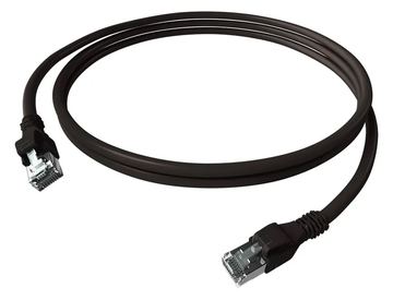 EasyLan saCon DualBoot Patchkabel S/FTP schwarz 2.00m Kat.6A - FTP - SFTP von LumaTech