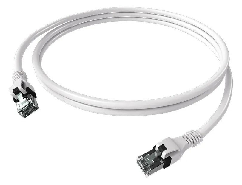 EasyLan saCon DualBoot Patchkabel S/FTP weiß 5.00m Kat.6A - FTP - SFTP