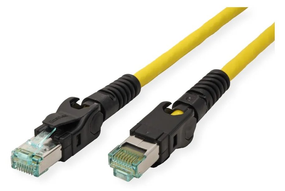EasyLan VarioBoot Patchkabel Kat.6A S/FTP gelb 2.00m - FTP - SFTP