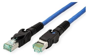EasyLan VarioBoot Patchkabel Kat.6A S/FTP, blau 1,50m - EasyLan VarioBoot Patchkabel Kat.6A - S/FTP von LumaTech