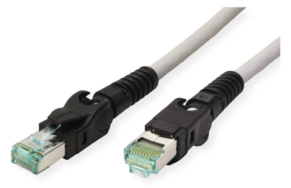 EasyLan ZVK CP1OAMSMS0100 VarioBoot Patchkabel Kat.6A ISO/IEC geschirmt grau 10 - Kabel - FTP