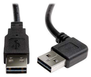 Eaton Tripp Lite UR020-003-RA - 0,91 m - USB A - USB A - USB 2.0 - Männlich/Männlich - Schwarz von LumaTech