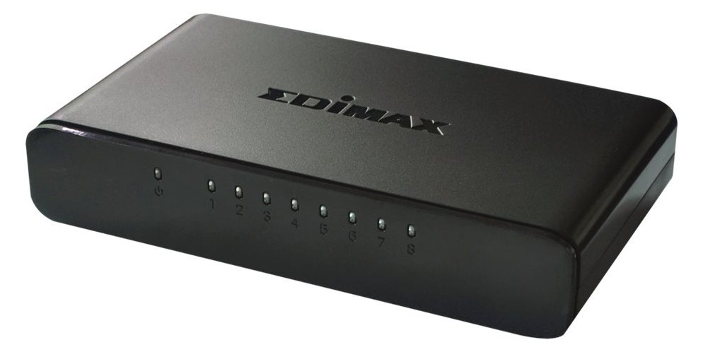Edimax ES-3308P - Switch - unmanaged - 8 x 10/100