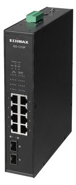 Edimax IGS-1210P - Switch - 8 x 10/100/1000 (PoE+) von LumaTech