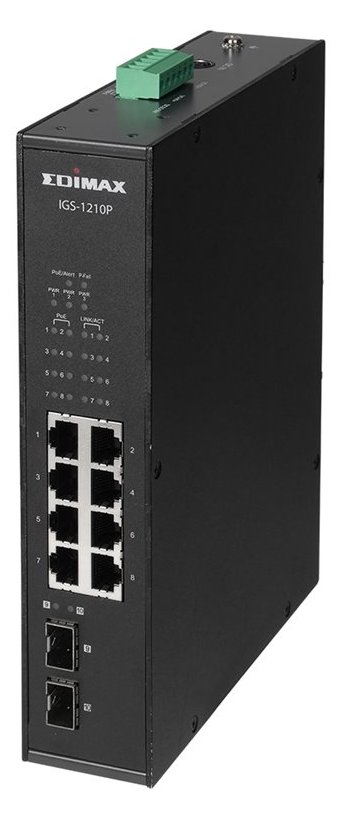 Edimax IGS-1210P - Switch - 8 x 10/100/1000 (PoE+)