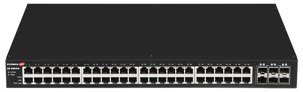 Edimax Pro GS-5654LX - Switch - Smart - 48 x 10/100/1000 + 6 x 10 Gigabit SFP+ (Uplink)